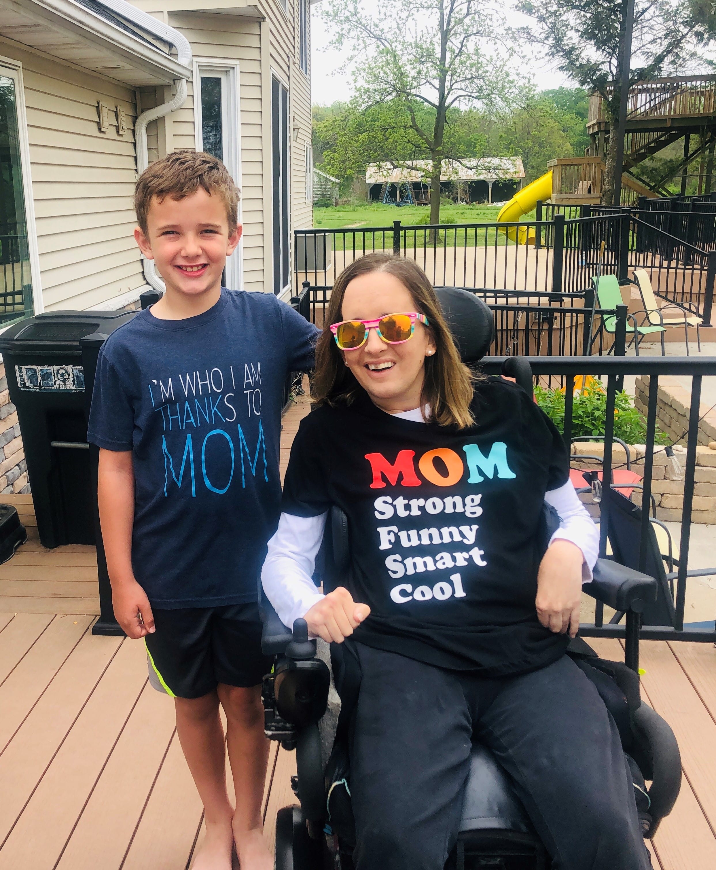 Lindsay Murdock with her son